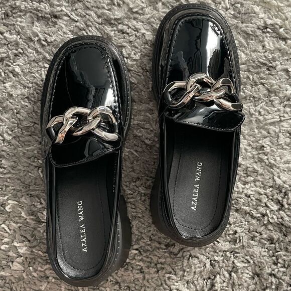 NIB Azalea Wang Platform Oxford Mules - Picture 7 of 12